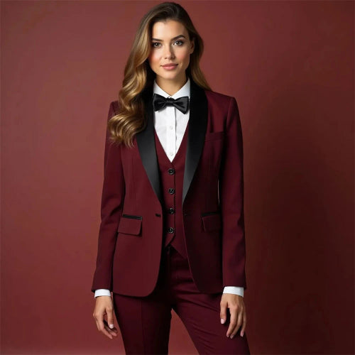 LUXE POWER 3-PIECE SUIT SET