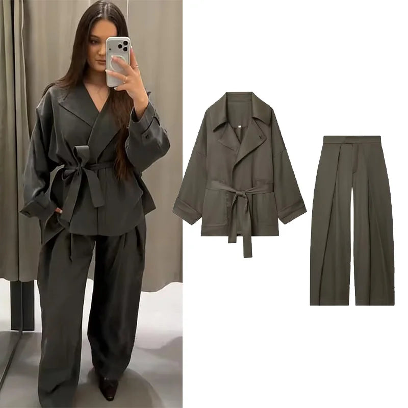 LUXE FLOW 2-PIECE PANTS SET