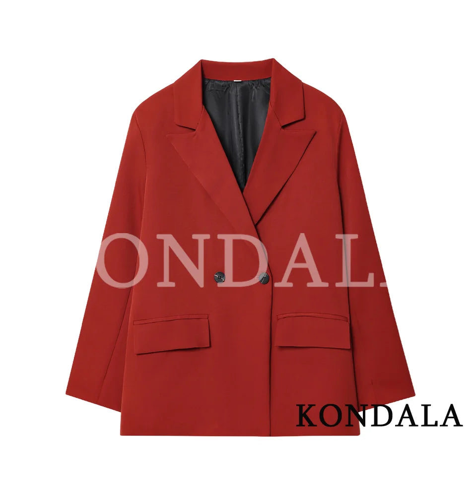 MINIMAL CHIC DOUBLE-BREASTED BLAZER