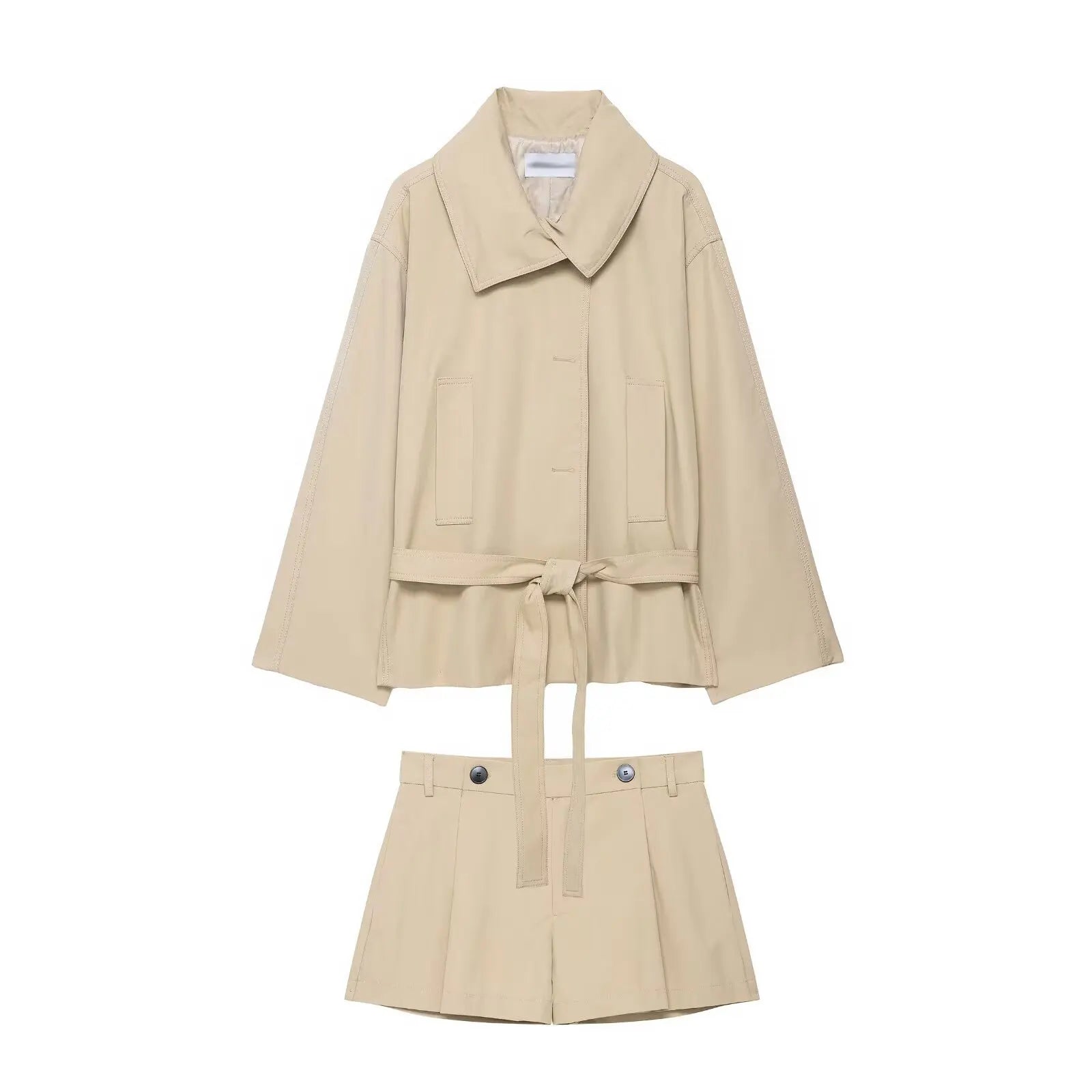 KHAKI CHIC TRENCH SET