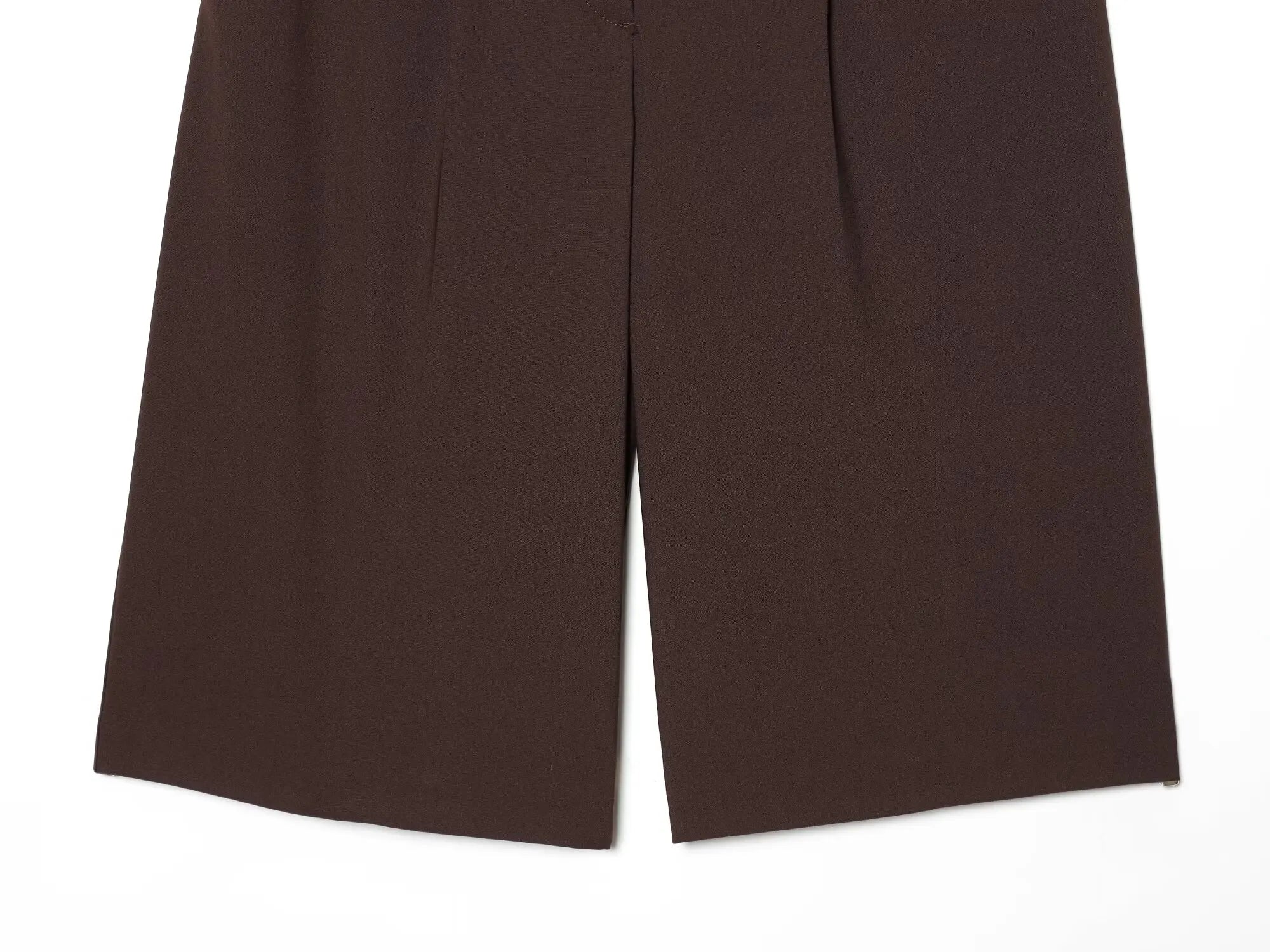 SPRING 2-PIECE SHORTS SUIT SOLID DOUBLE-BREASTED