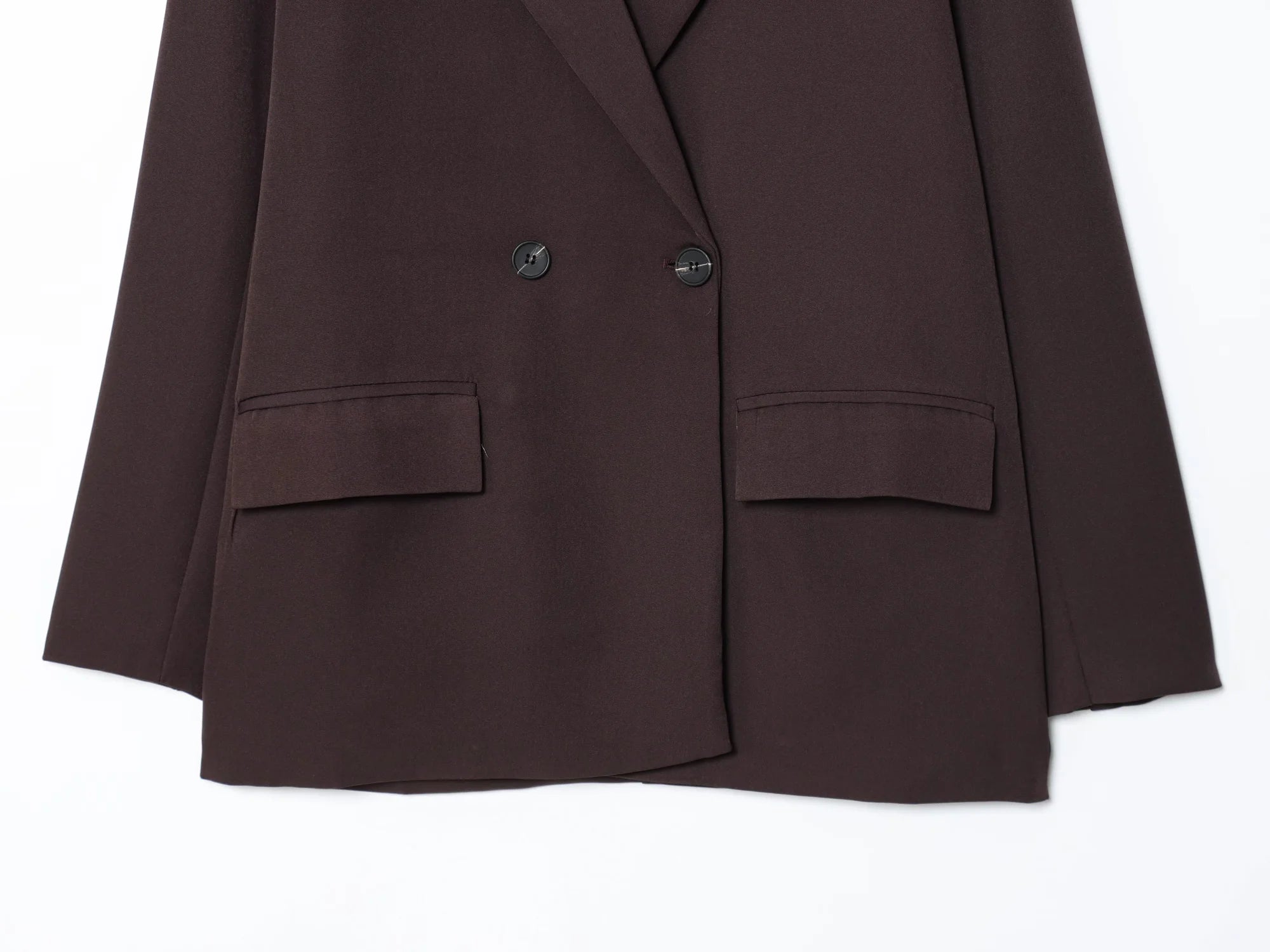 MINIMAL CHIC DOUBLE-BREASTED BLAZER