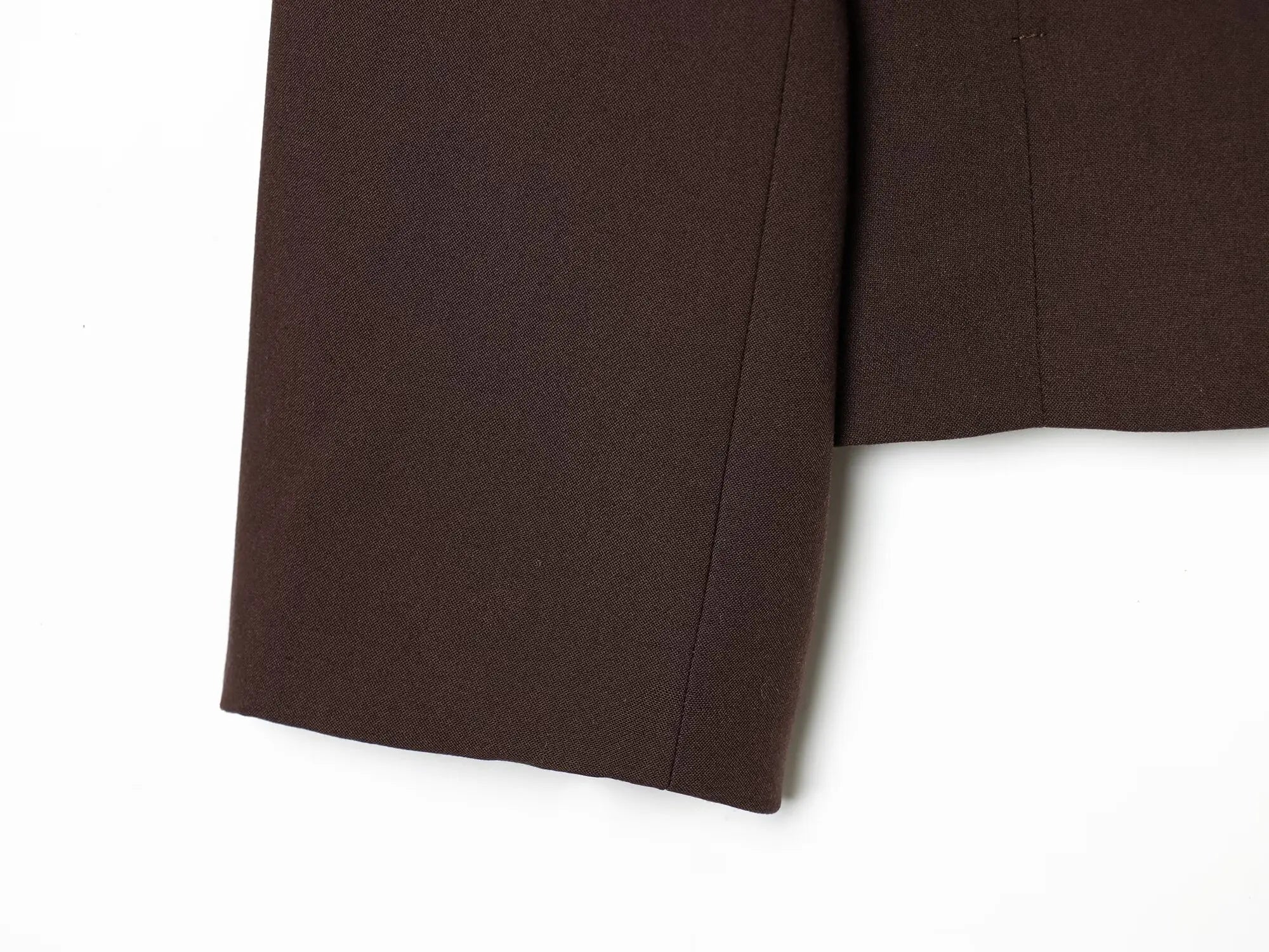 SPRING 2-PIECE SHORTS SUIT SOLID DOUBLE-BREASTED