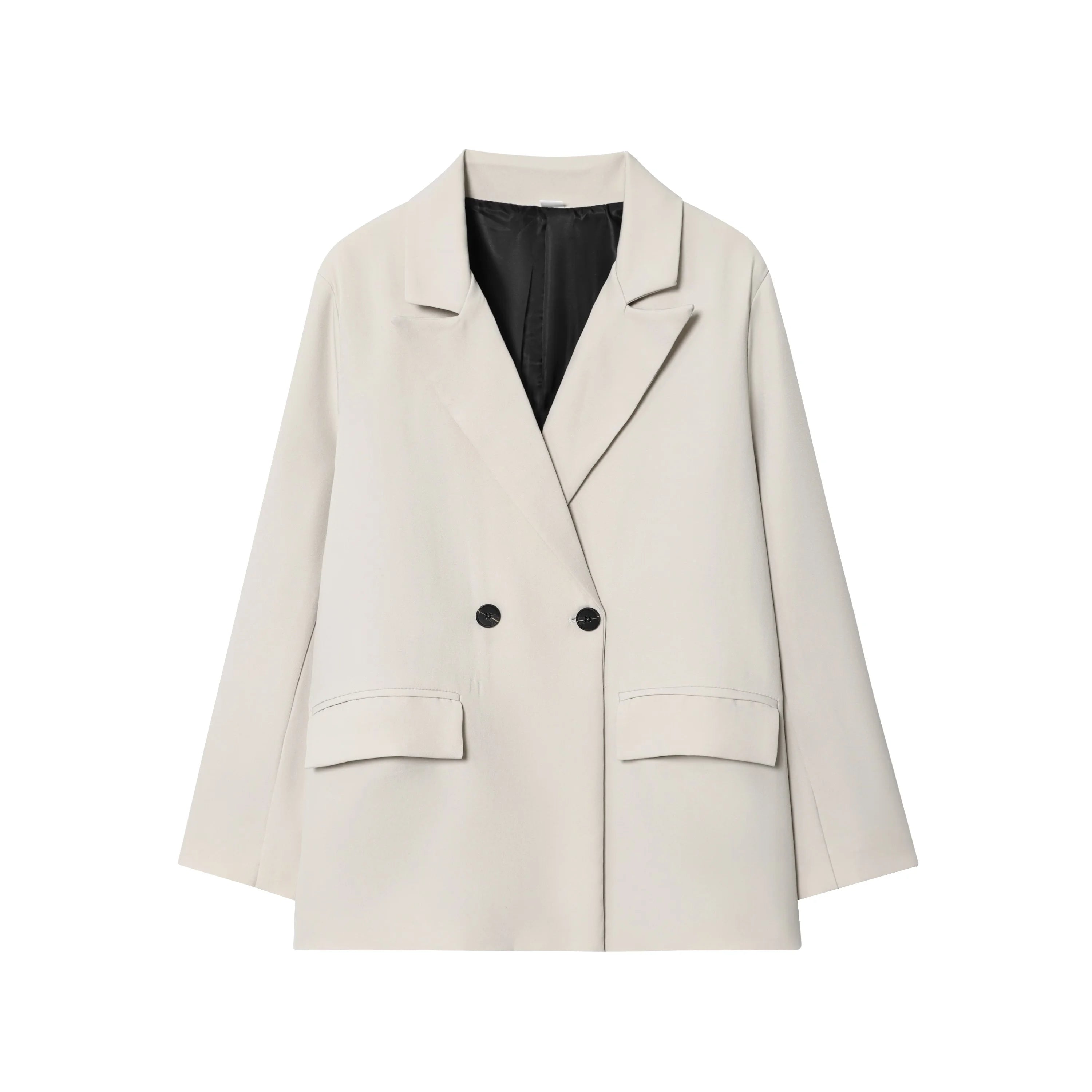 MINIMAL CHIC DOUBLE-BREASTED BLAZER