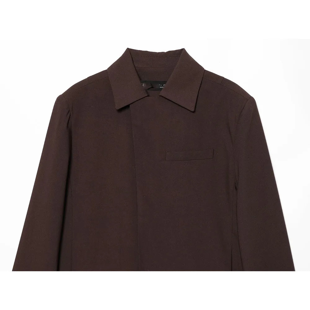 SPRING 2-PIECE SHORTS SUIT SOLID DOUBLE-BREASTED